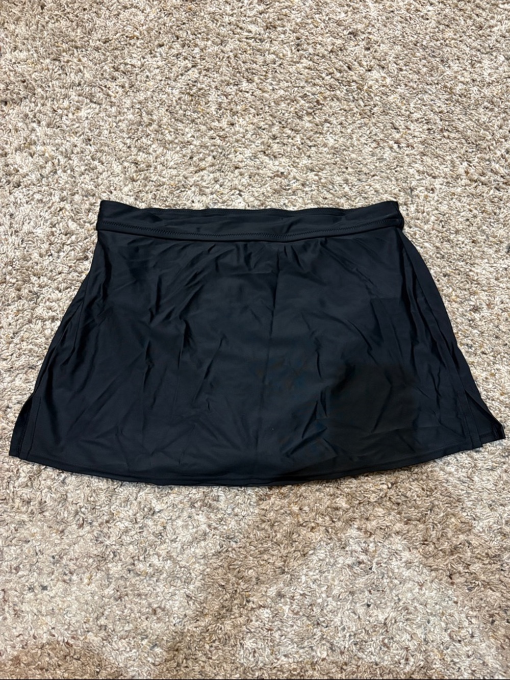 J. Crew Black Swim Skirt